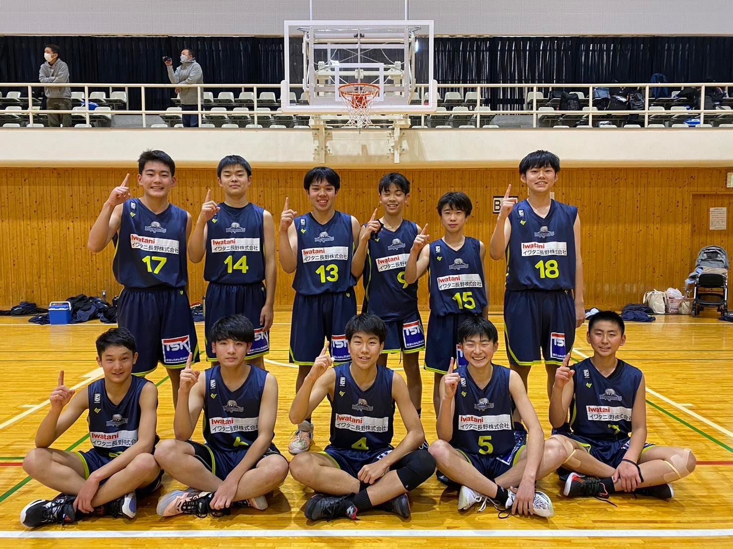 U15ジャパンクラブバスケットボールゲーム大会　長野県予選2日目